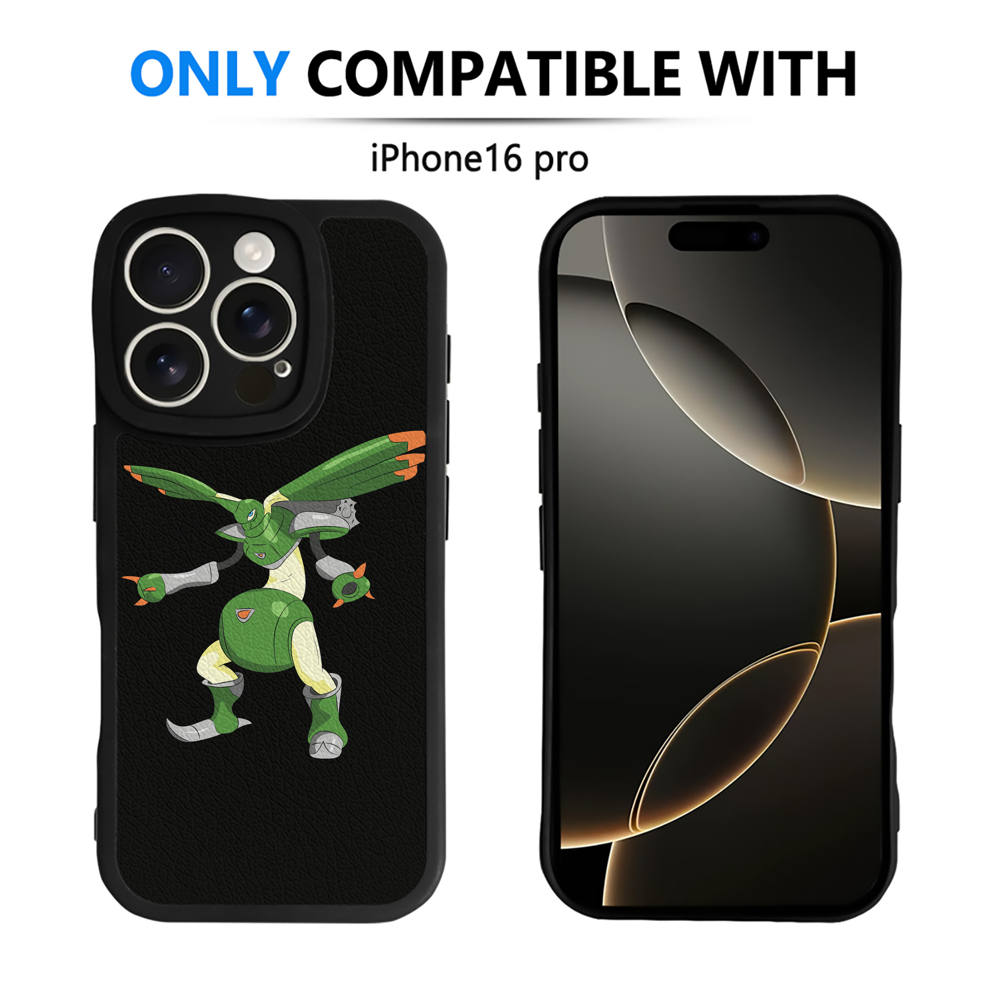 （画像用） Digimon デジタルモンスター/デジモン 【iPhone 16シリーズ対応】シリコンスマホケース（レザー調） 材質：シリコン